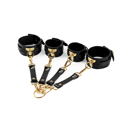 Cross-Shaped Leather Restraint